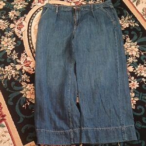 GAP Women's Blue Flare & Wide Leg Jeans